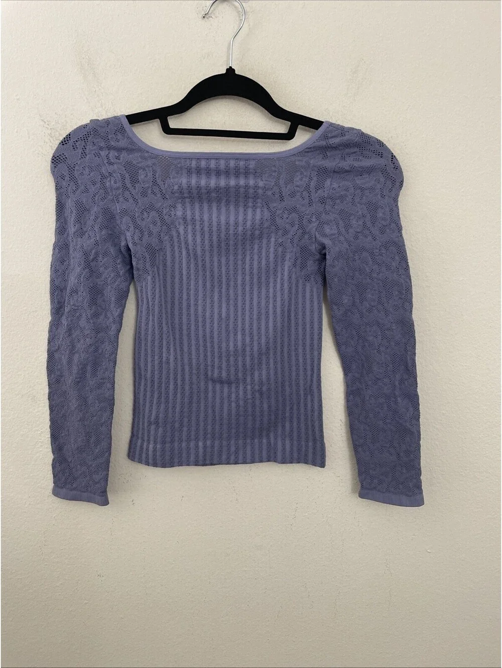 Free People Intimately   long sleeve top Purple size XS/S New